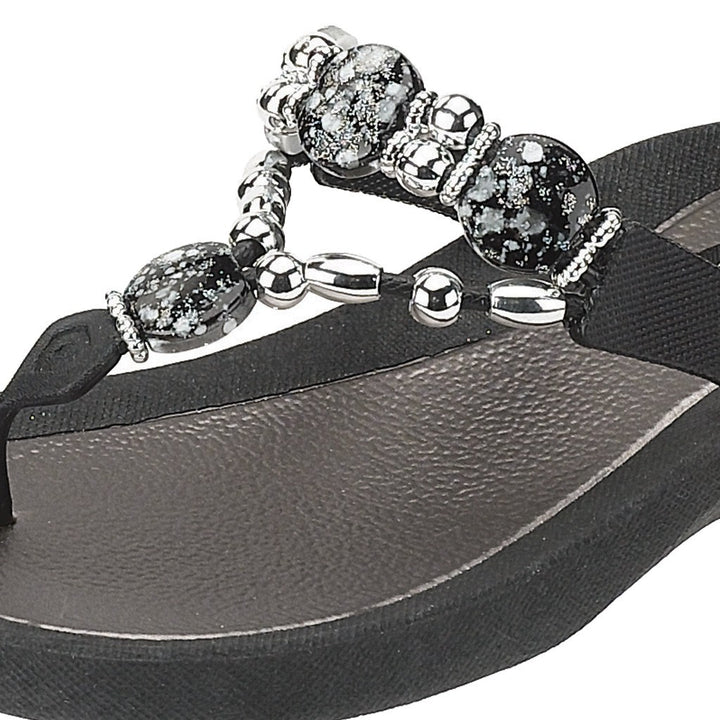 Grandco Women's Thong Expression Sandals 25542 - Beaded