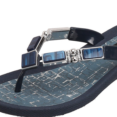 Grandco Sandals Colored Shell 26734C - Close up Blue